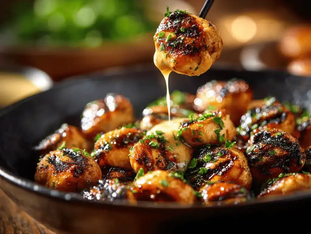 grilled chicken bites - featured image