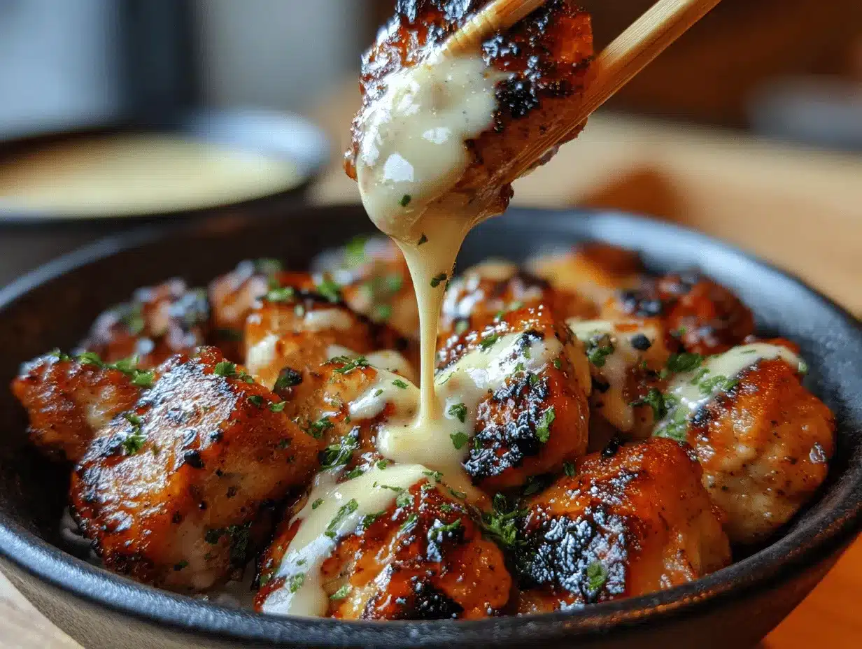 grilled chicken bites preparation steps