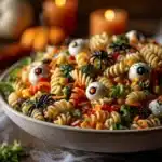 Halloween Eyeball Pasta Salad - featured image