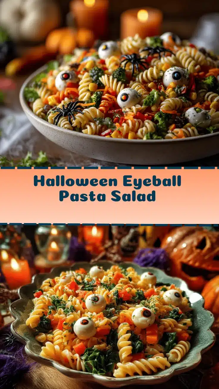 Halloween Eyeball Pasta Salad recipe