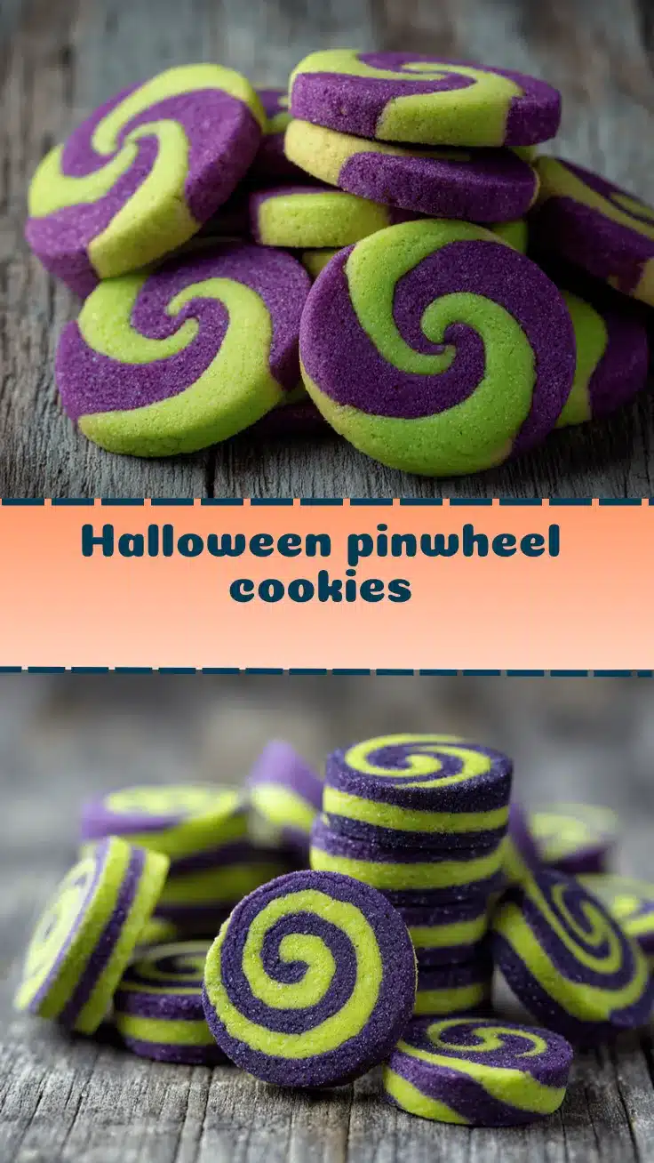 Halloween pinwheel cookies recipe