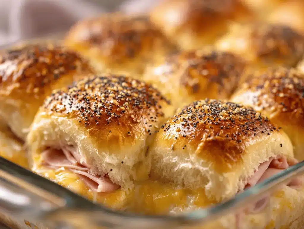 ham and cheese Hawaiian roll sliders - featured image