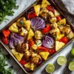 Hawaiian Chicken Sheet Pan Dinner - featured image