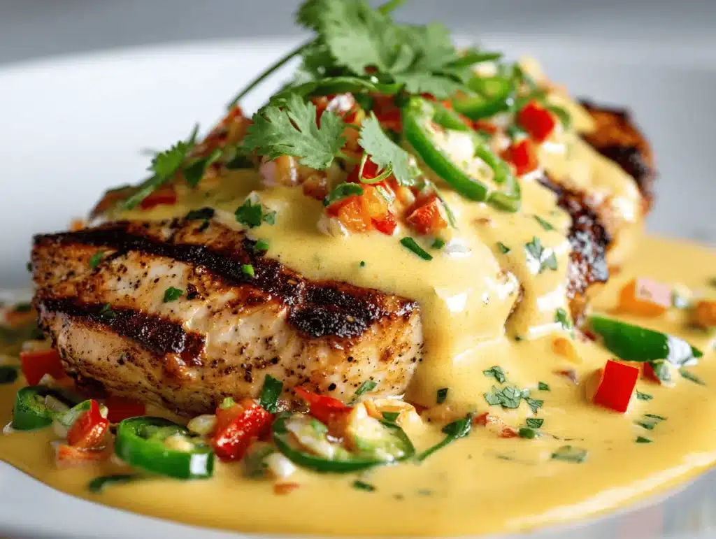Mexican Chicken with Cheese Sauce - featured image