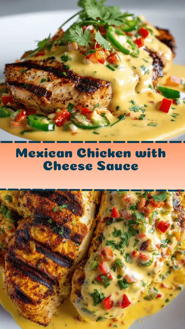 Mexican Chicken with Cheese Sauce recipe