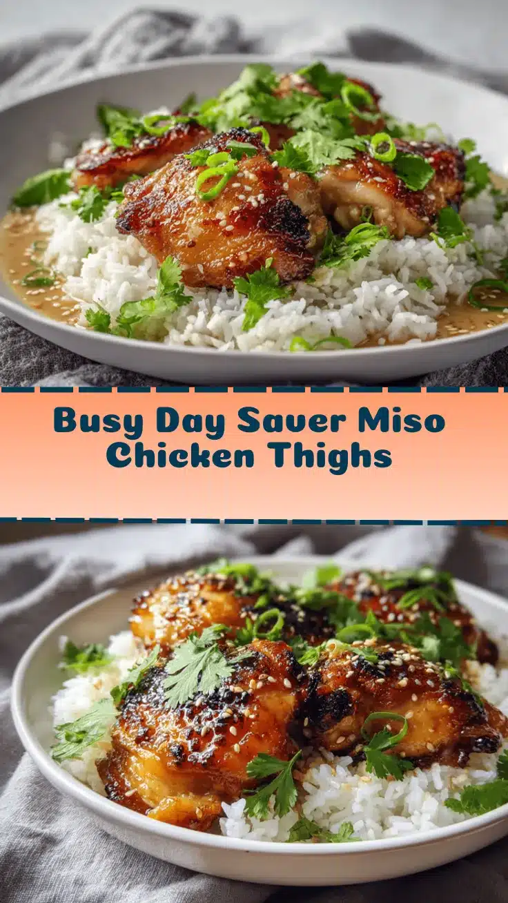 miso chicken thighs recipe