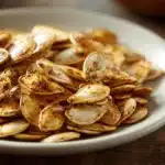 oven roasted pumpkin seeds - featured image