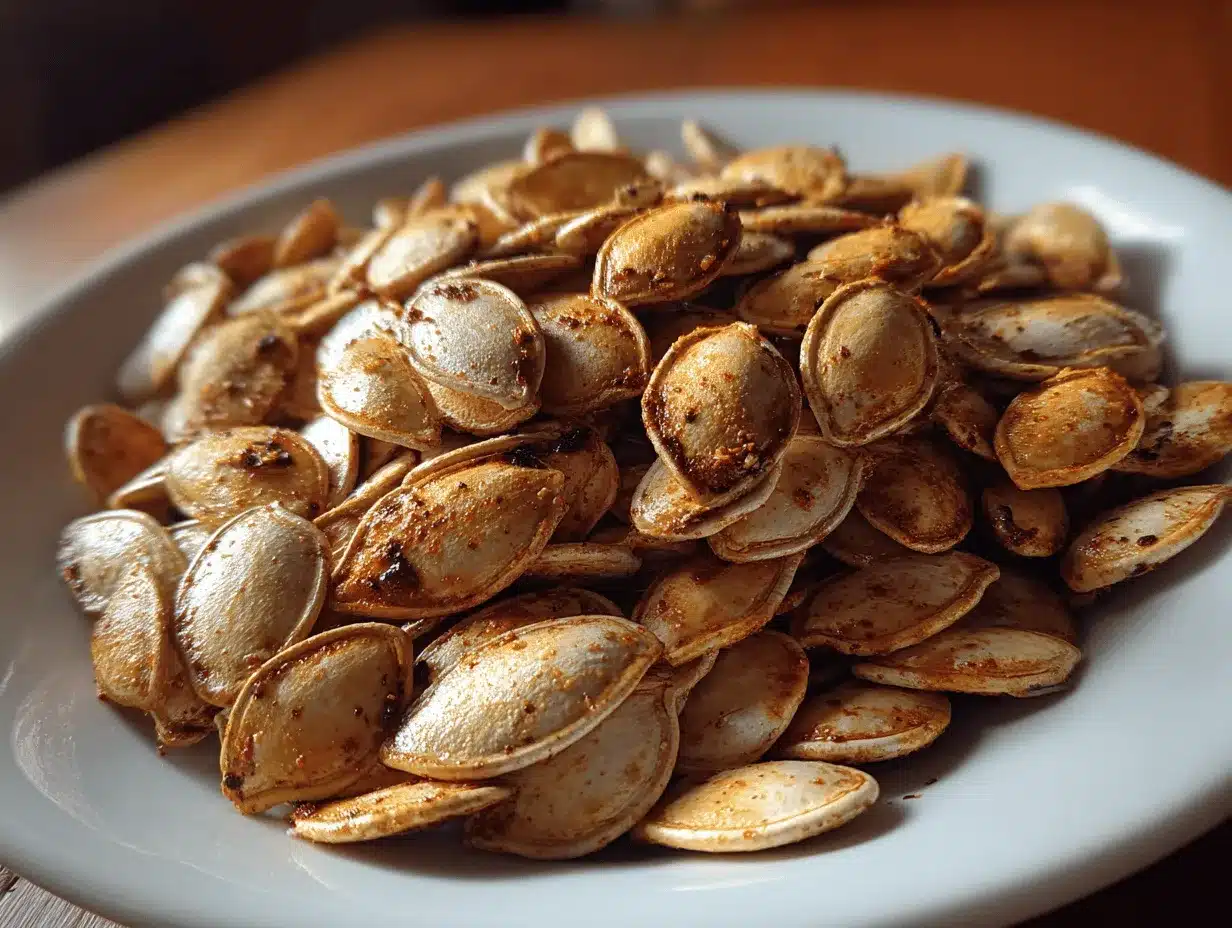 oven roasted pumpkin seeds preparation steps