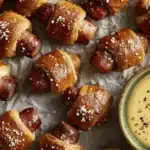 pretzel pigs in a blanket - featured image