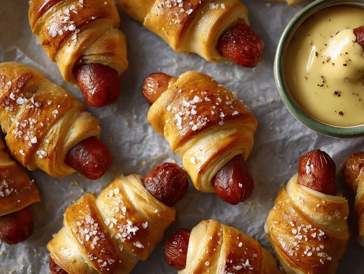 pretzel pigs in a blanket preparation steps