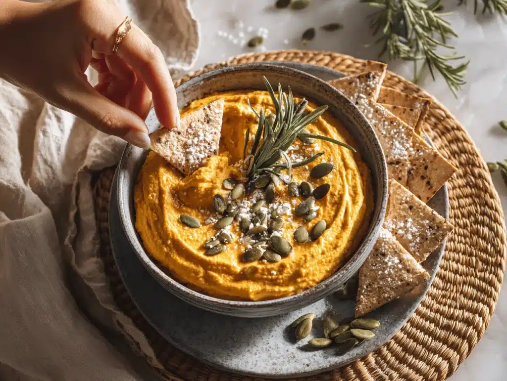pumpkin dip recipe - featured image