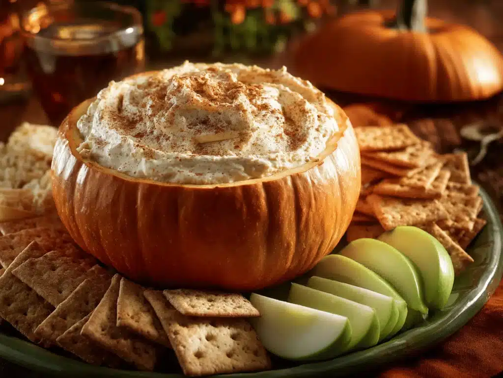 pumpkin fluff dip - featured image