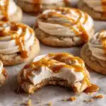 salted caramel cheesecake cookies - featured image