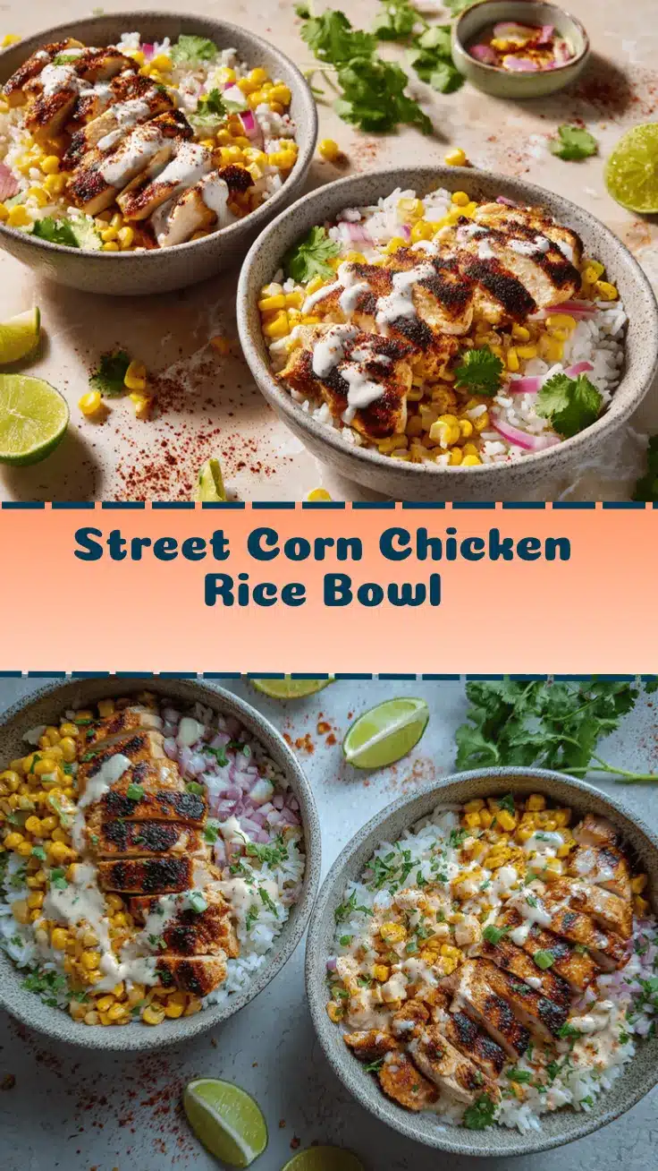 street corn chicken rice bowl recipe