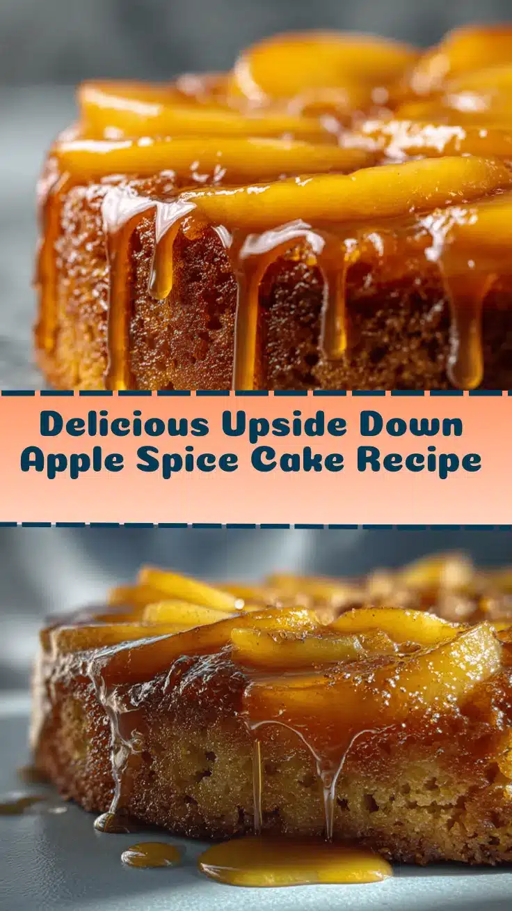 upside down apple spice cake recipe