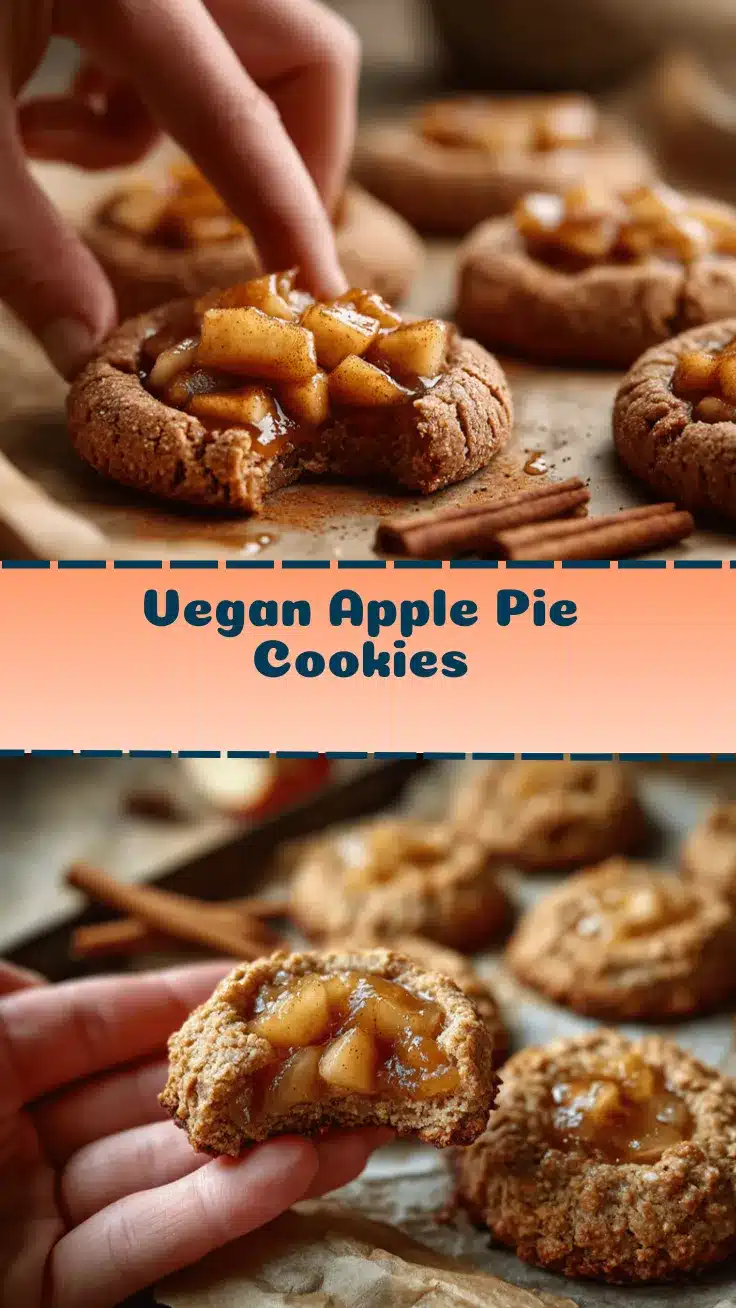 vegan apple pie cookies recipe