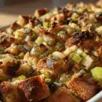 savory sourdough stuffing - featured image